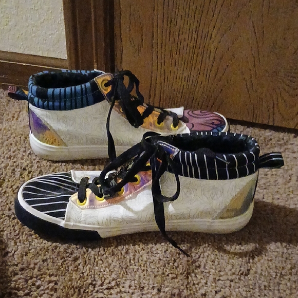 Disney Womens Sneakers with Black, White, and Blue Accents - Picture 4 of 11
